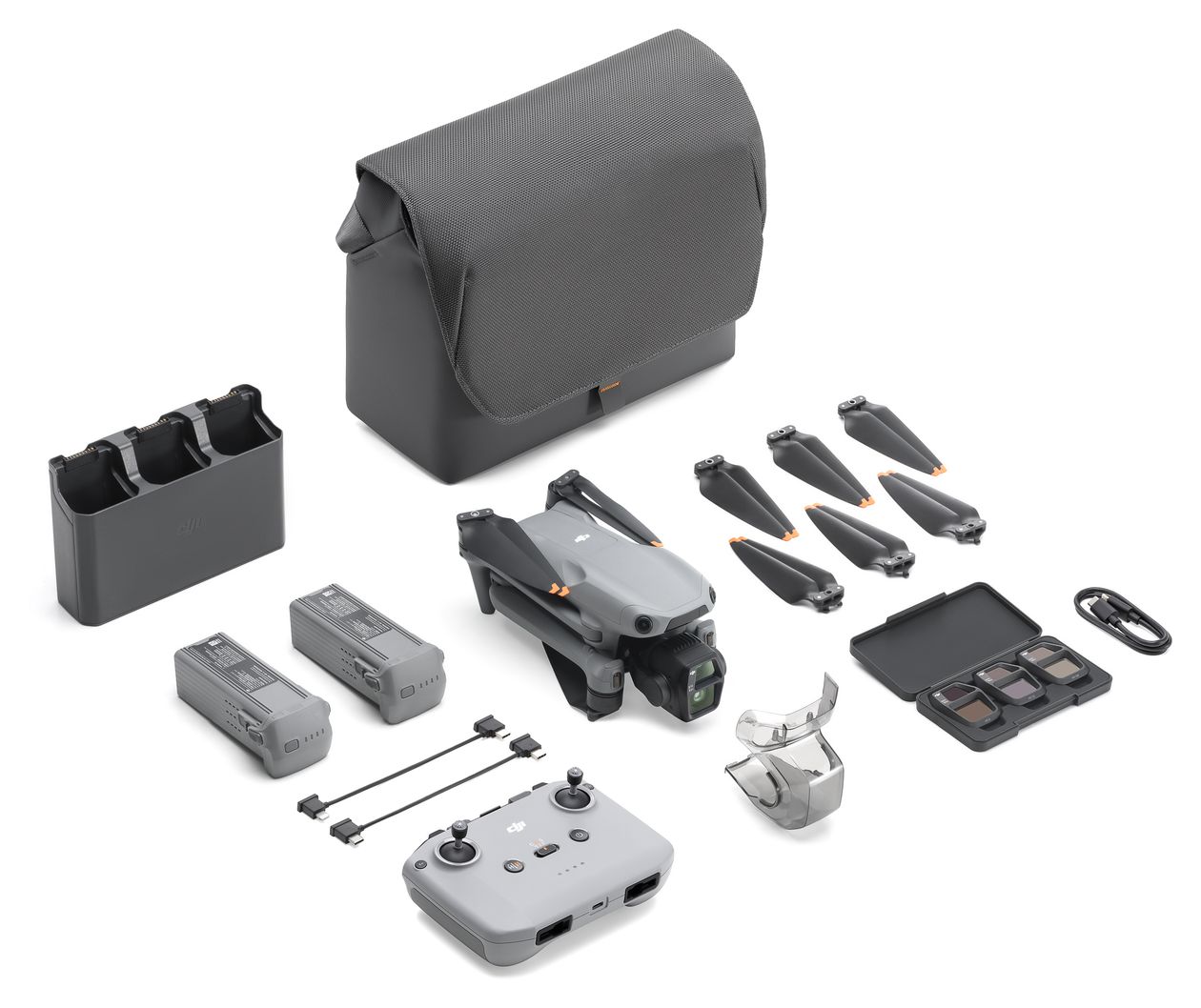 Air 3s 8192 x 6144 Pixel Quadrocopter Multicopter/Drohne  (Grau) 