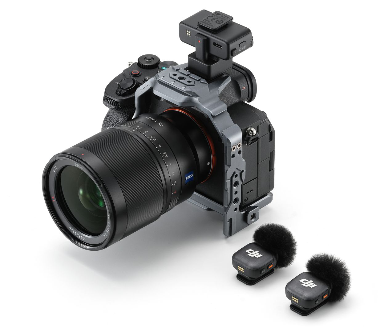 Mic 3 (2TX+1 RX+Charging Case)  (Schwarz) 