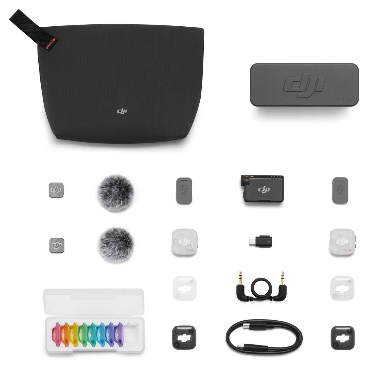 Mic Mini 2S (2 TX + 1 RX + Charging Case) 
