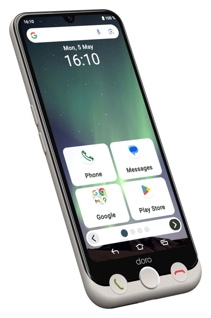 Aurora A30 128 GB 4G Smartphone 15,5 cm (6.1 Zoll) 2,0 GHz Android 50 MP Dual Kamera Dual Sim WiFi 5  (Schwarz, Weiß) 