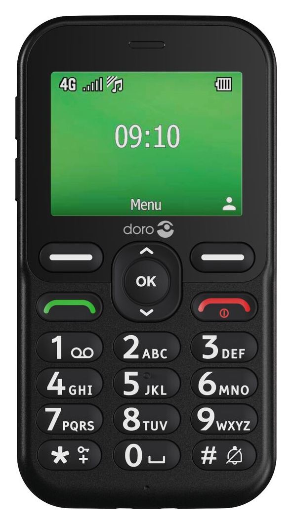 Leva E10 4G Smartphone 6,1 cm (2.4 Zoll 1 GHz 0,3 MP Single SIM  (Schwarz) 