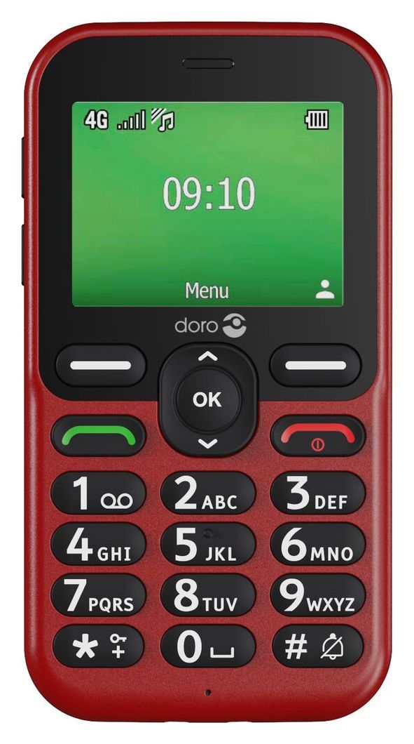 Leva E10 4G Smartphone 6,1 cm (2.4 Zoll 1 GHz 0,3 MP Single SIM  (Rot) 