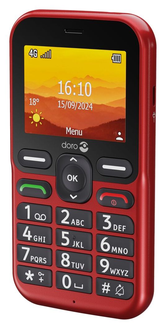 Leva L10 4G Smartphone 6,1 cm (2.4 Zoll 2 MP Single SIM  (Rot) 
