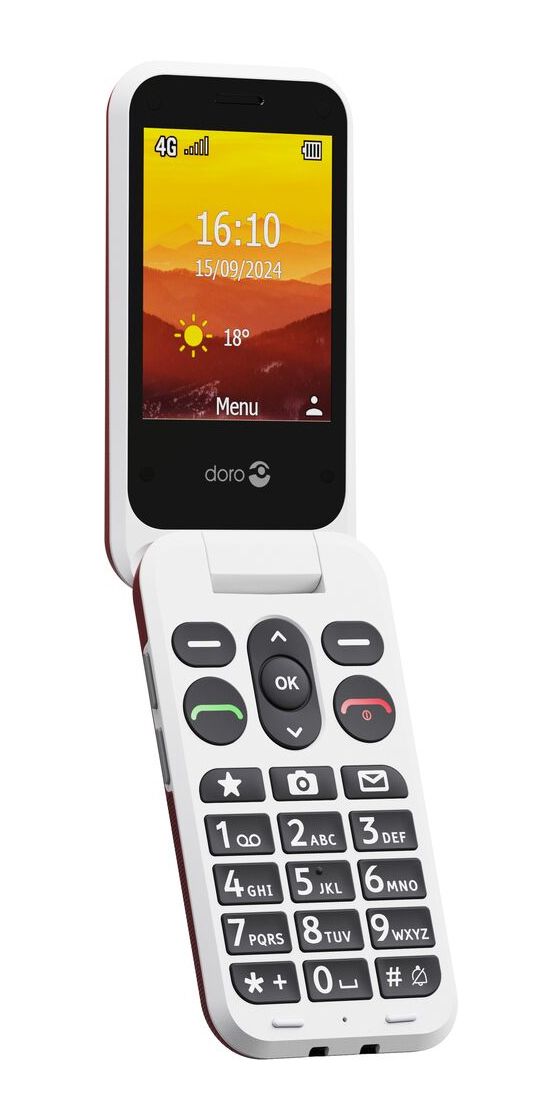 Leva L20 4G Smartphone 7,11 cm (2.8 Zoll) 2 MP Single SIM  (Rot, Weiß) 