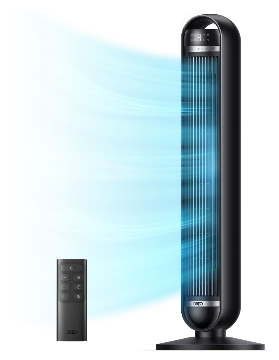 DR-HTF014 Nomad One Turmventilator Stand 25 dB  (Schwarz) 