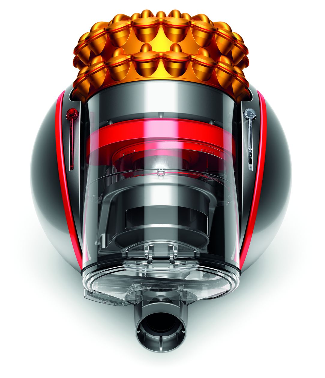 Cinetic Big Ball Multi Floor 2 Bodenstaubsauger Beutellos 700 W  (Grau, Gelb) 