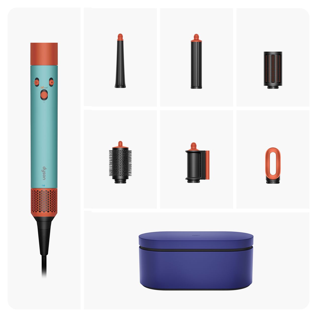 HS08 Airwrap I.D. Multistyler 1300 W (Schwarz, Blau, Grün, Orange) 