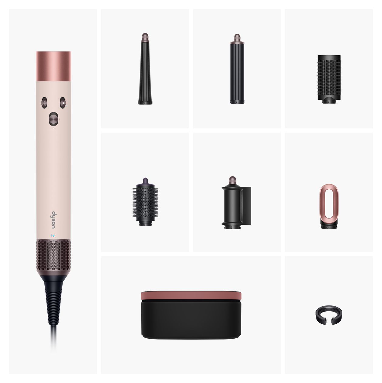 HS08 Airwrap i.d. Straight + Wavy Multistyler 1300 W  (Pink, Roségold) 
