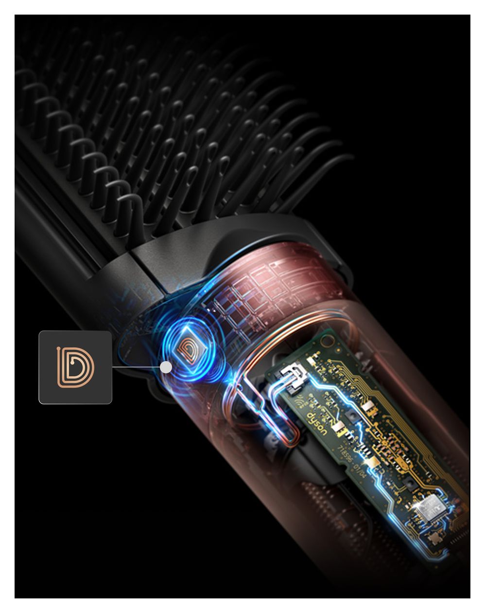 HS09 Airwrap Co-anda 2x Geschenkedition Multistyler 1700 W  (Schwarz, Roségold) 