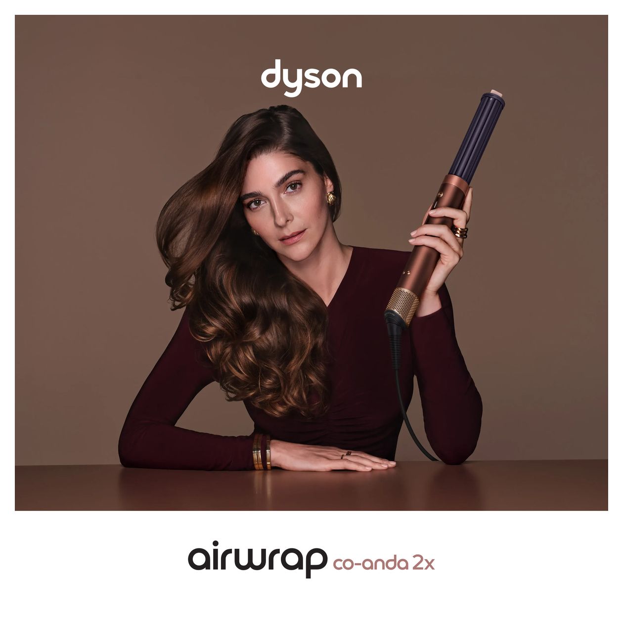 HS09 Airwrap Co-anda 2x Straight + Wavy Multistyler 1700 W  (Kupfer/Pflaume) 