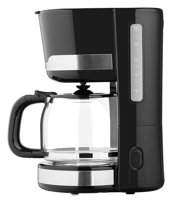 KP2115 12 Tassen Filterkaffeemaschine 1,5 l  (Schwarz, Edelstahl) 