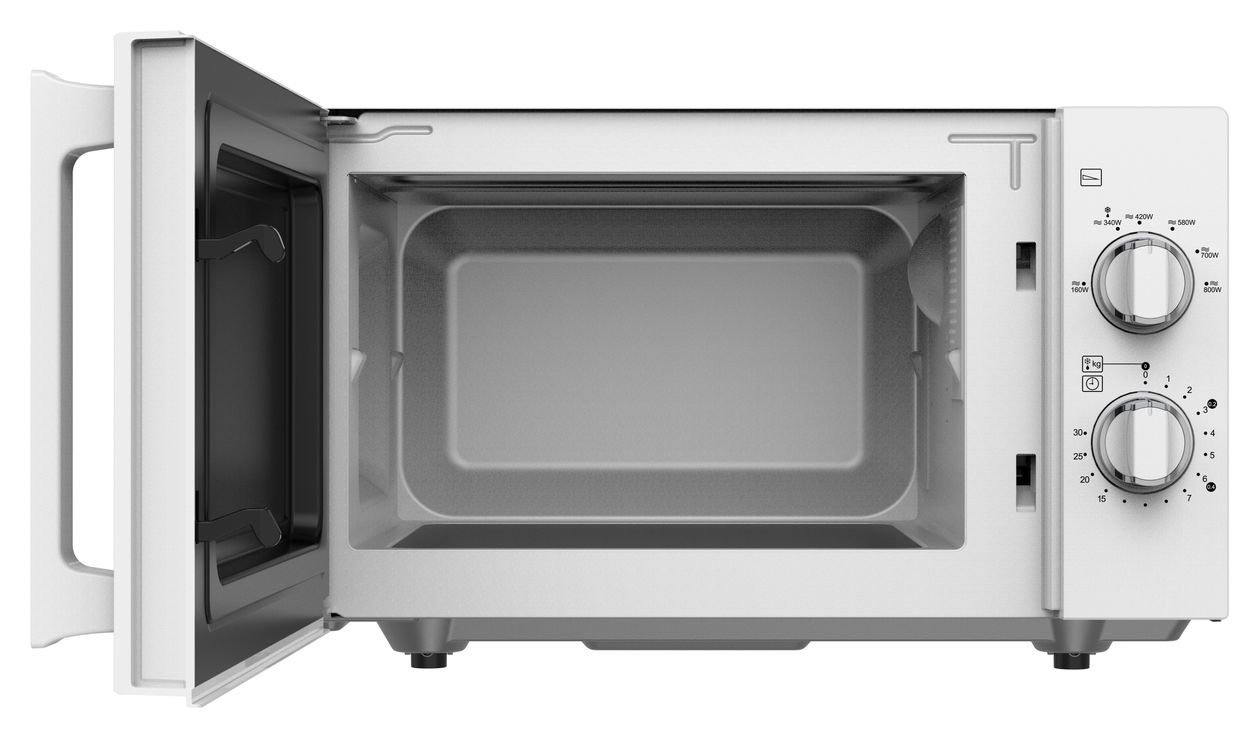 MTM2082FW Freistehende Mikrowelle 800 W Größe: klein 6 Stufen  (Weiß) 