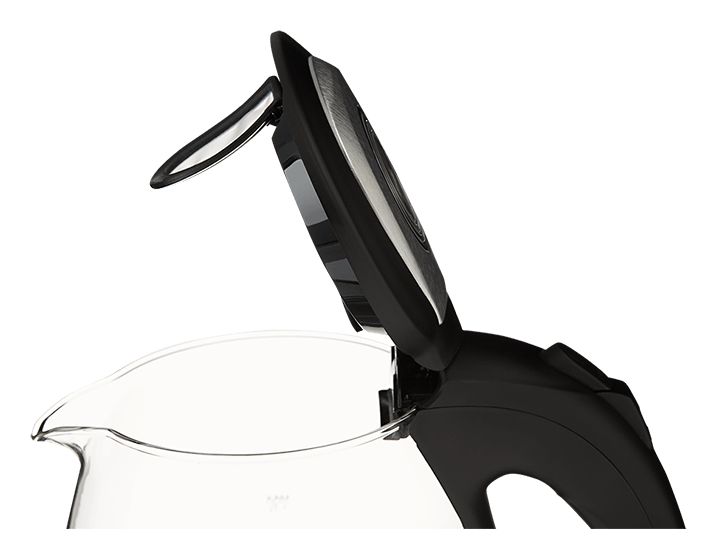 RK1776 1,7 l Wasserkocher 2200 W (Schwarz, Silber, Transparent) 