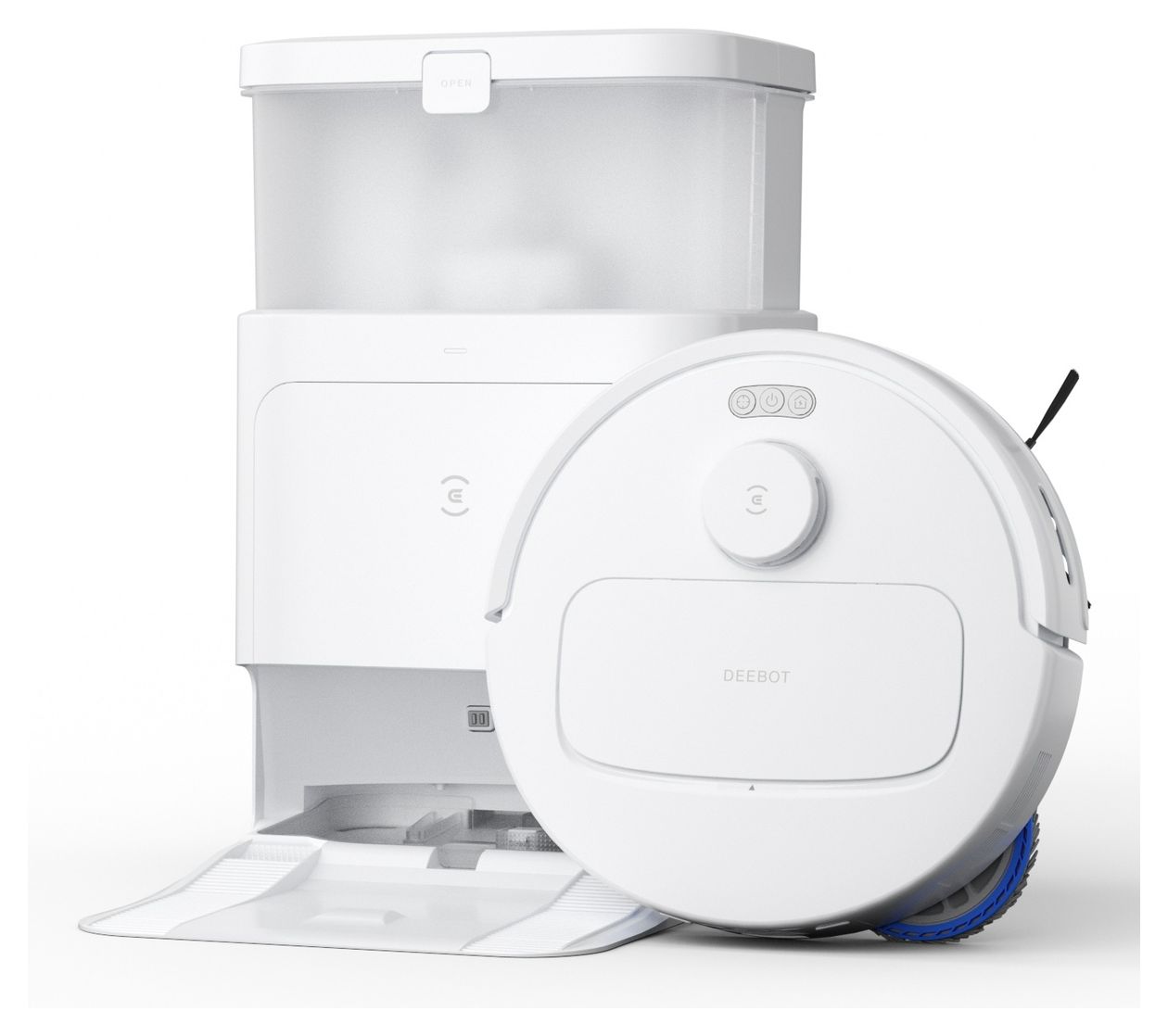 Deebot N30 Pro Omni Saugroboter nass/trocken 320 min Akku 10000 Pascal Leistung  (Weiß) 