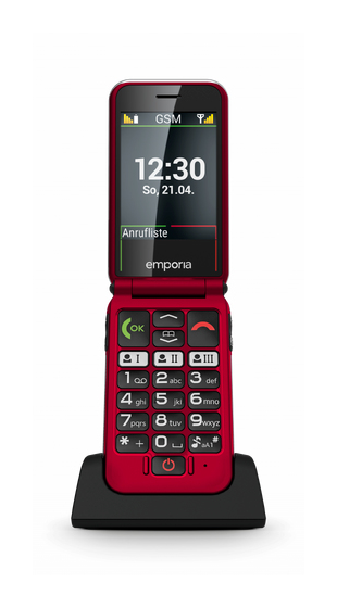7,11 Joy Emporia (Rot) Zoll) Single expert SIM von Smartphone 2 V228 Seniorenhandy (2.8 2G Technomarkt MP cm