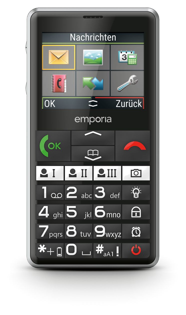 Pure V76 4G Smartphone 5,87 cm (2.31 Zoll) 2 MP Single SIM  (Schwarz) 