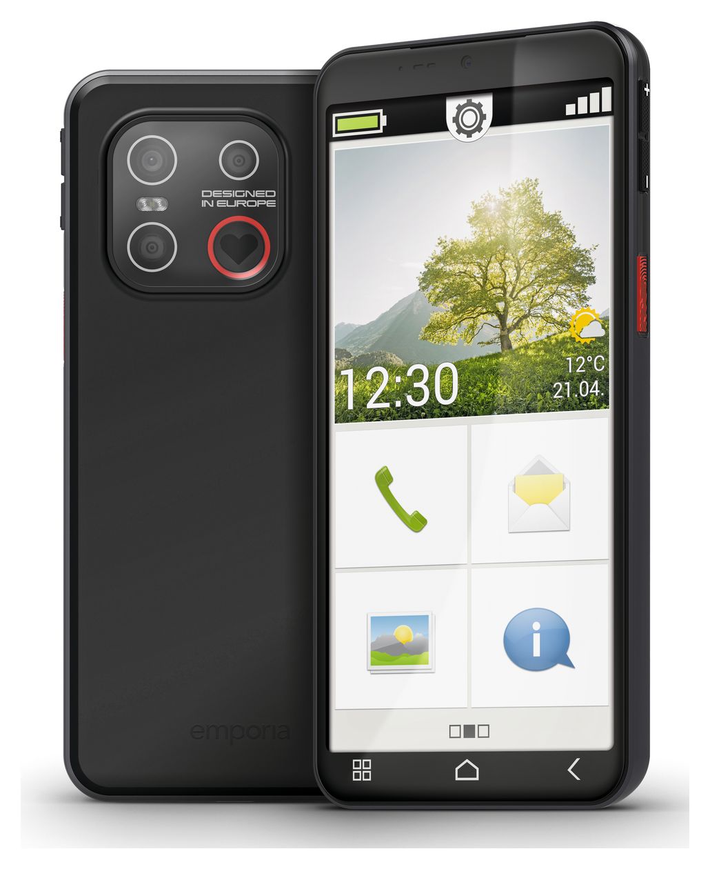 SMART.7lite 128 GB 4G Smartphone 13,8 cm (5.45 Zoll) Android 13 MP Dreifach Kamera Single SIM WiFi 5  (Schwarz) 