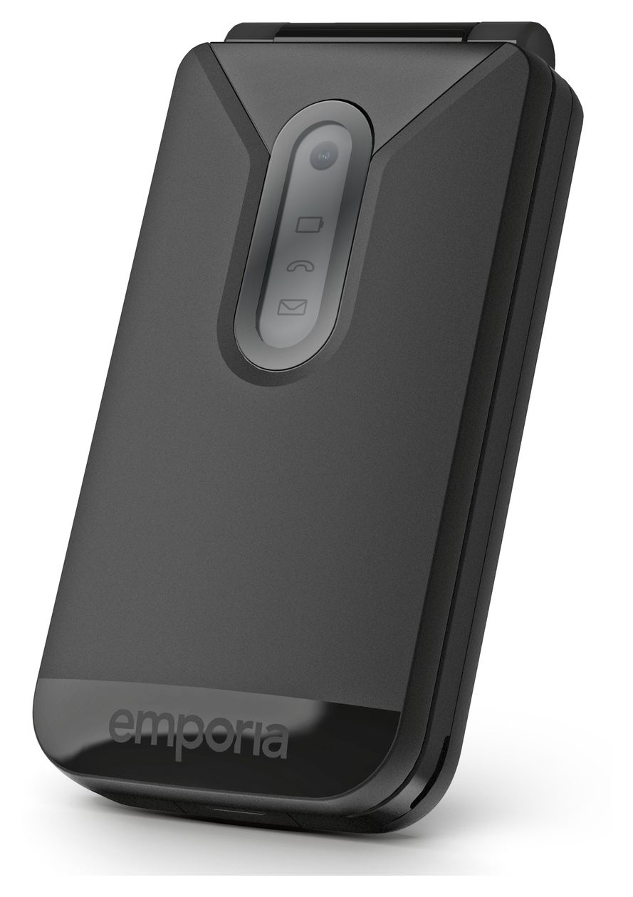 TALK glam 2G Smartphone 6,1 cm (2.4 Zoll 0,3 MP Single SIM  (Schwarz) 