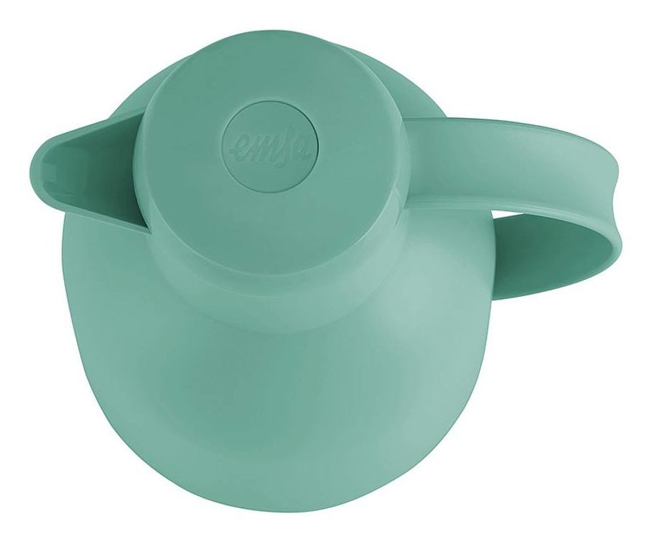 SAMBA Quick Press Isolierkanne 1,0l Glas-Isolierkolben  (Grün) 
