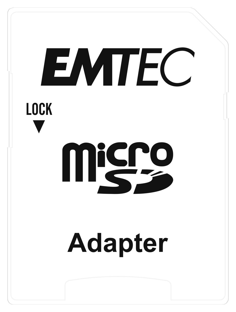 ECMSDM128GXC10GP MicroSDXC Speicherkarte 128 GB Klasse 10 