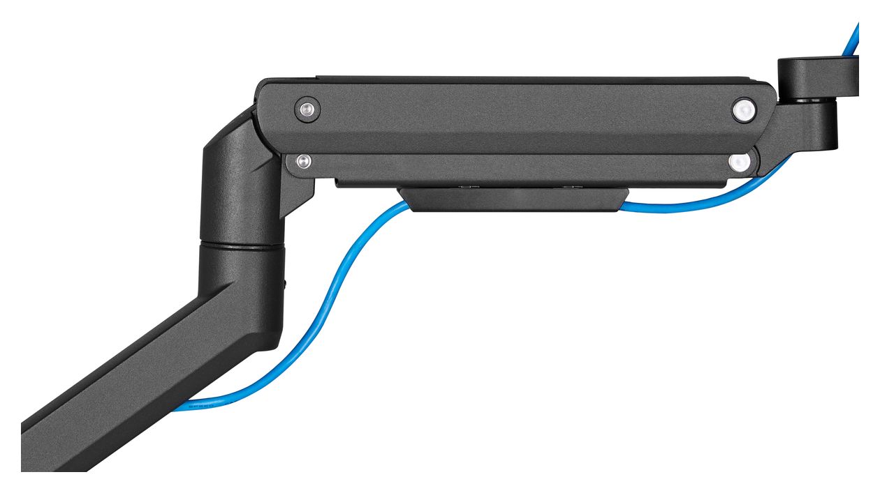 17"-49" Schwerlast-Monitor-Schreibtischhalterung, Schwarz 