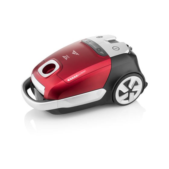 Adagio Bodenstaubsauger mit Staubbeutel 800 W HEPA  (Rot) 