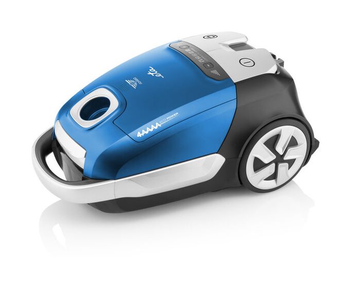 Adagio Bodenstaubsauger mit Staubbeutel 800 W HEPA (Schwarz, Blau, Silber) 