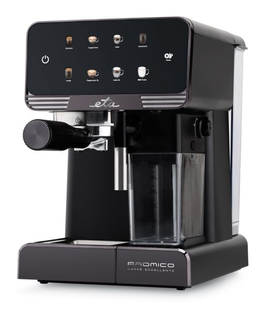 Aromico Siebträger Kaffeemaschine 20 bar 1350 W  (Schwarz) 