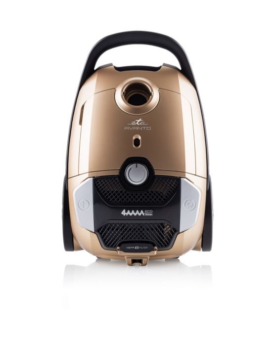 Avanto Bodenstaubsauger mit Staubbeutel 800 W HEPA  (Schwarz, Gold) 