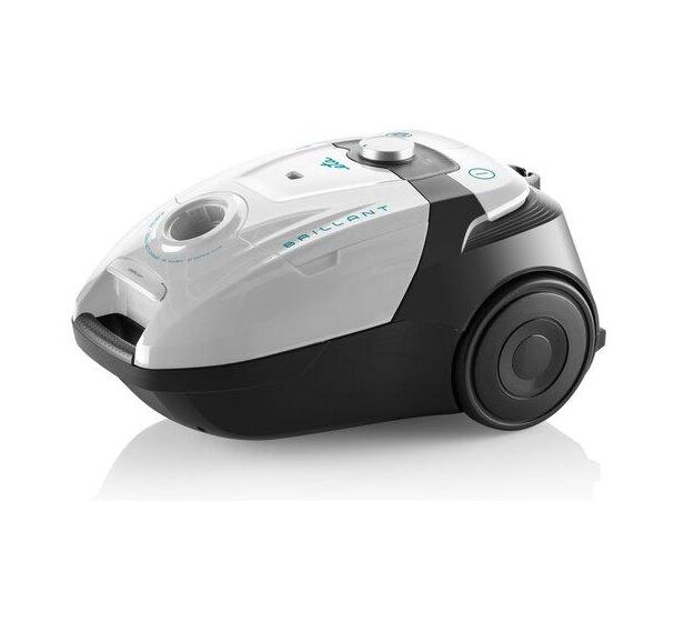 Brillant Bodenstaubsauger mit Staubbeutel 700 W HEPA  (Weiß, Schwarz) 