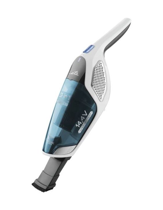Dasty AquaPlus Handstaubsauger Beutellos bis 45 min Laufzeit 14,4 V HEPA (Schwarz, Blau, Weiß) 
