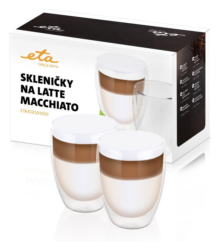 Doppelwandige Latte Macchiato Gläser   (Transparent) 