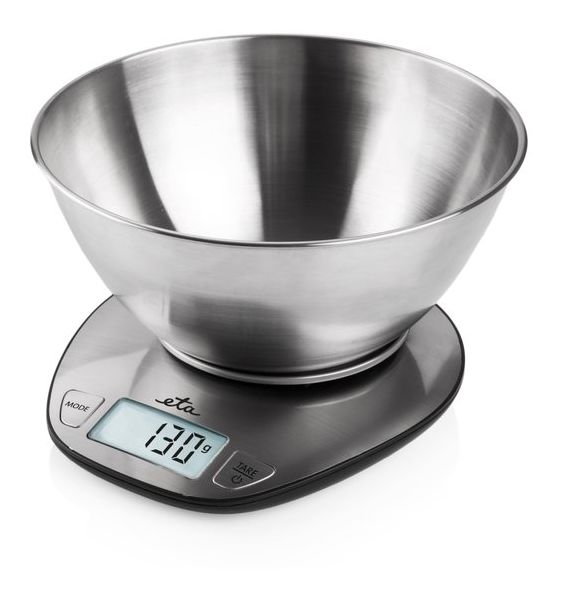 Dori Elektronische Küchenwaage bis 5 kg Genauigkeit 1 g  (Edelstahl) 