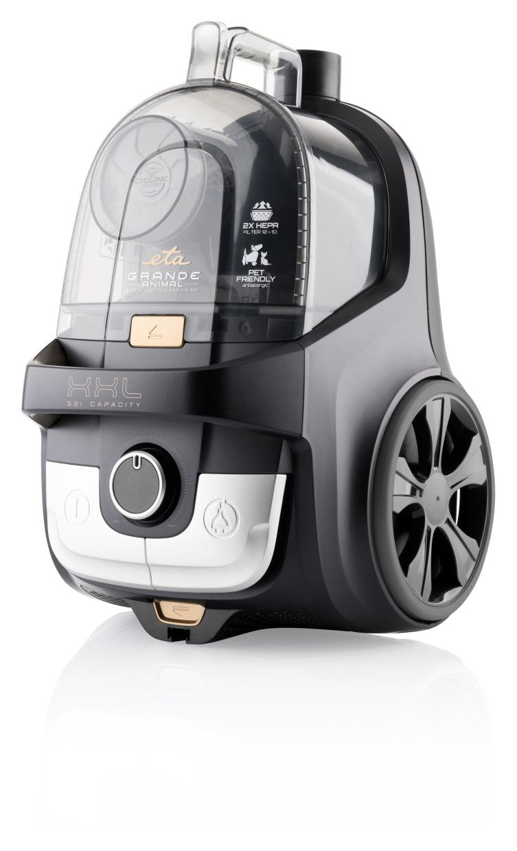 Grande Animal Bodenstaubsauger Beutellos 850 W HEPA (Schwarz, Gold, Silber) 