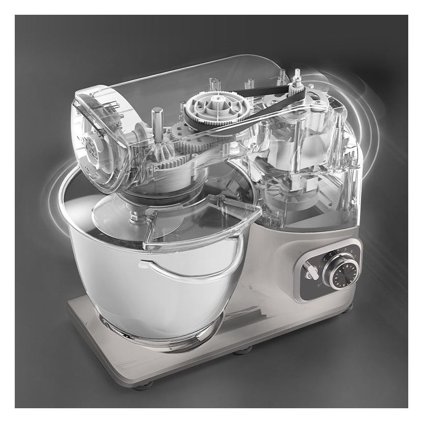 Gratus Evo Smart II Standmixer 8 Stufen 1500 W  (Grau/Beige) 