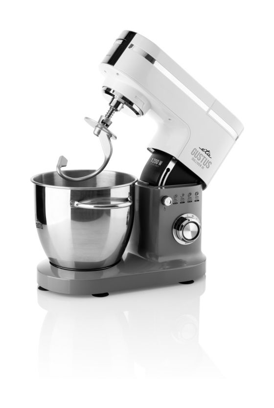 Gustus Gulliver III 1200 W Küchenmaschine 5,5 l  (Grau, Weiß) 