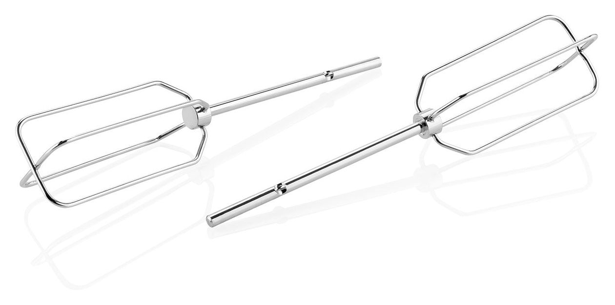 Lento Handmixer 500 W 4 Stufen  (Grau, Weiß) 
