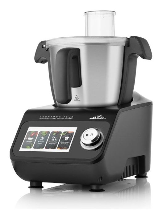 Leonardo Plus 600 W Küchenmaschine 3,5 l mit Waage  (Schwarz, Grau) 