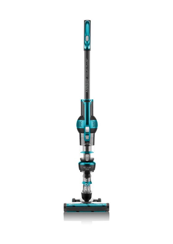 Magic Aqua Plus Handstaubsauger Beutellos bis 80 min Laufzeit 28,8 V HEPA  (Schwarz, Blau) 