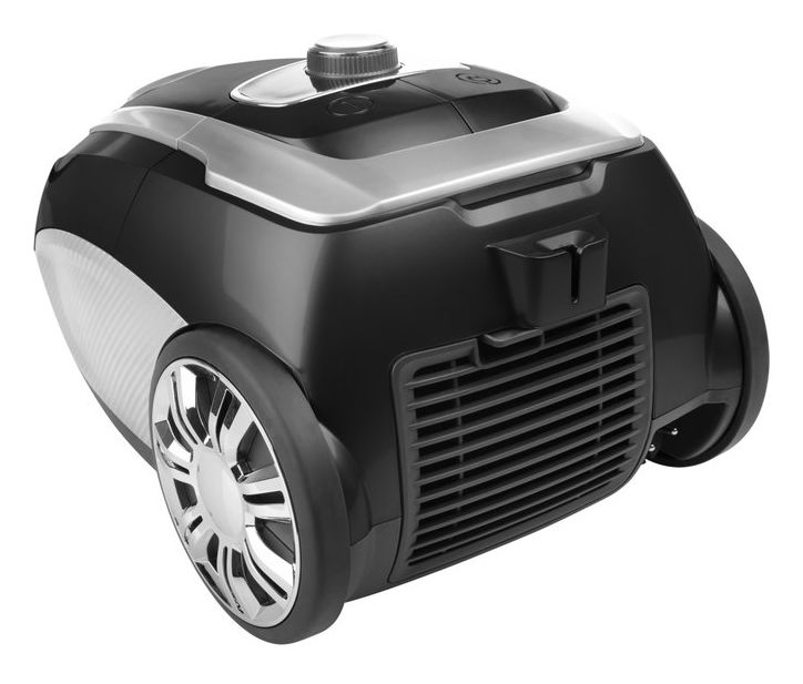 Mio II Bodenstaubsauger mit Staubbeutel 700 W HEPA  (Schwarz, Silber) 