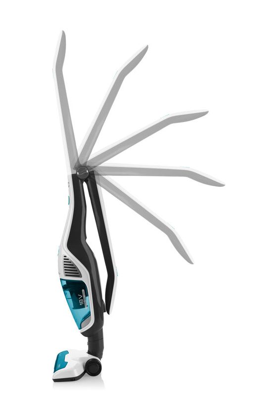 Moneto Aqua Plus Handstaubsauger Beutellos bis 50 min Laufzeit 18 V HEPA (Schwarz, Blau, Transparent, Weiß) 