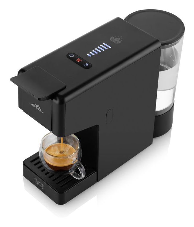 Multicaps Nuovo Gemahlener Kaffee/Kaffeekapsel Maschine  (Schwarz) 