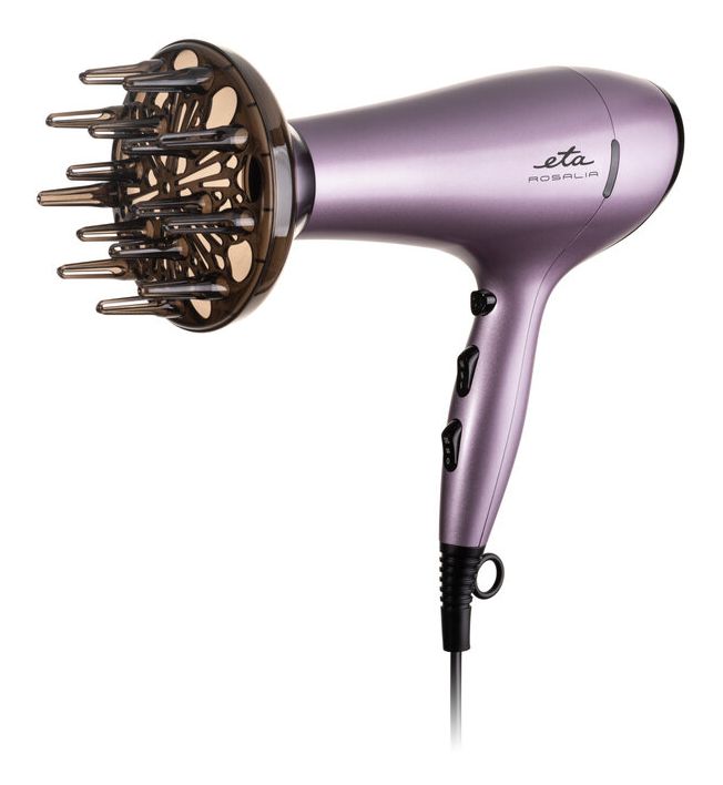 Rosalia Haartrockner 2200 W  (Schwarz, Violett) 