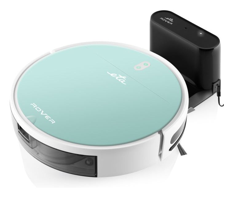 Rover Saugroboter nass/trocken 110 min Akku  (Mintfarbe, Weiß) 