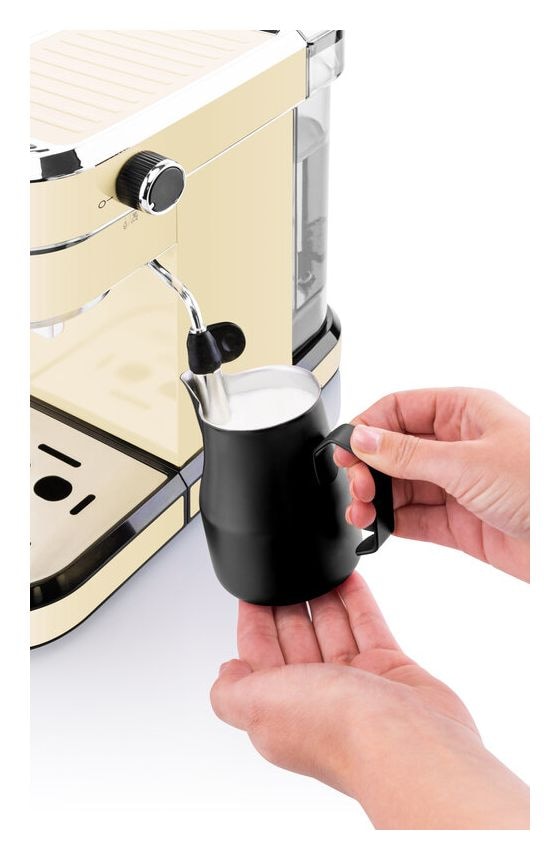 Storio Siebträger Kaffeemaschine 20 bar 1350 W  (Beige) 