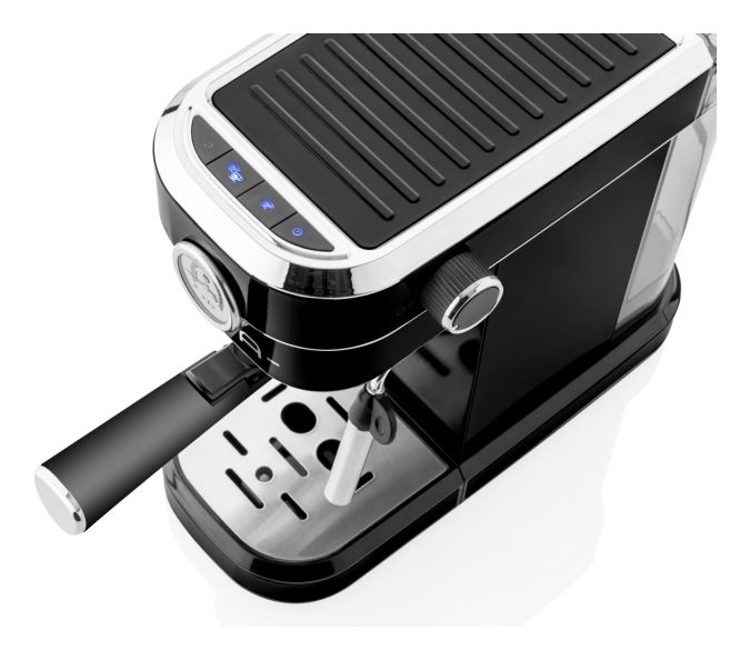Storio Siebträger Kaffeemaschine 20 bar 1350 W  (Schwarz) 