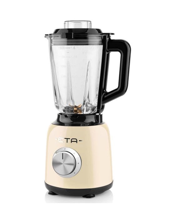 Storio 1,5 l Standmixer 3 Geschwindigkeiten 1200 W (Beige, Schwarz, Transparent) 