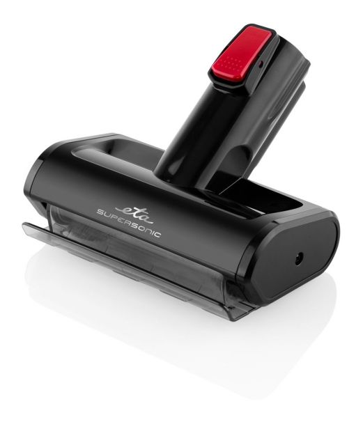 Supersonic Elastic Handstaubsauger Beutellos bis 25 min Laufzeit HEPA  (Schwarz, Rot) 
