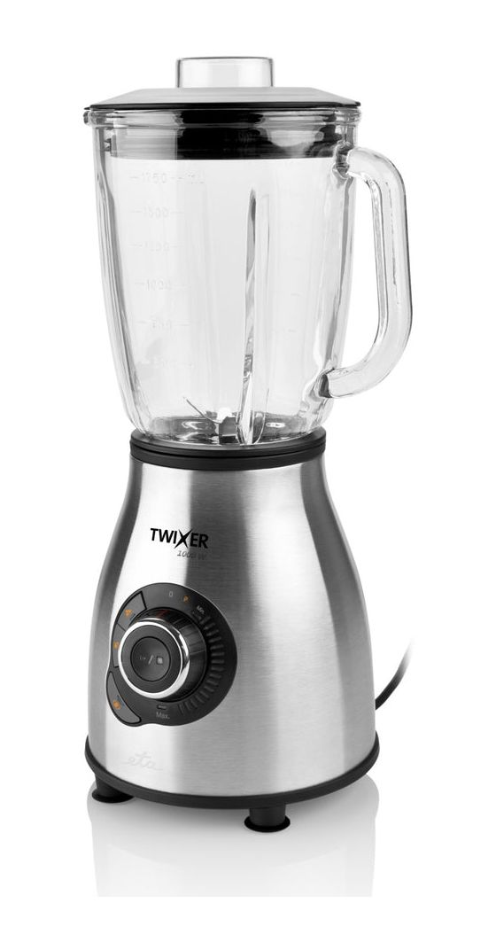 Twixer 1,75 l Standmixer 1000 W  (Schwarz, Edelstahl) 
