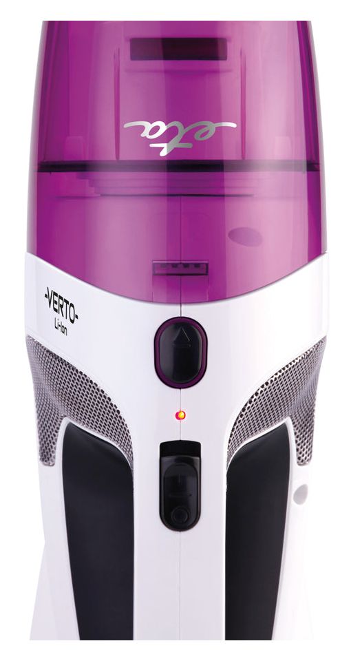 Verto Handstaubsauger Beutellos bis 15 min Laufzeit 10,8 V  (Violett, Weiß) 